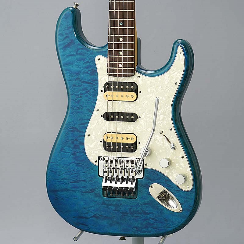 Fender Made in Japan Michiya Haruhata Stratocaster (Caribbean Blue Trans)の画像